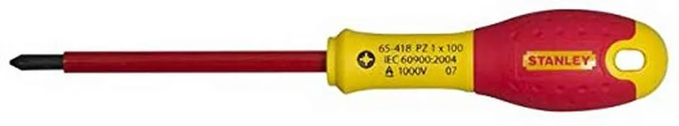 stanley-fatmax-destornillador-aislado-vde-1000v-pozidriv-pz1-x-100-mm image 1