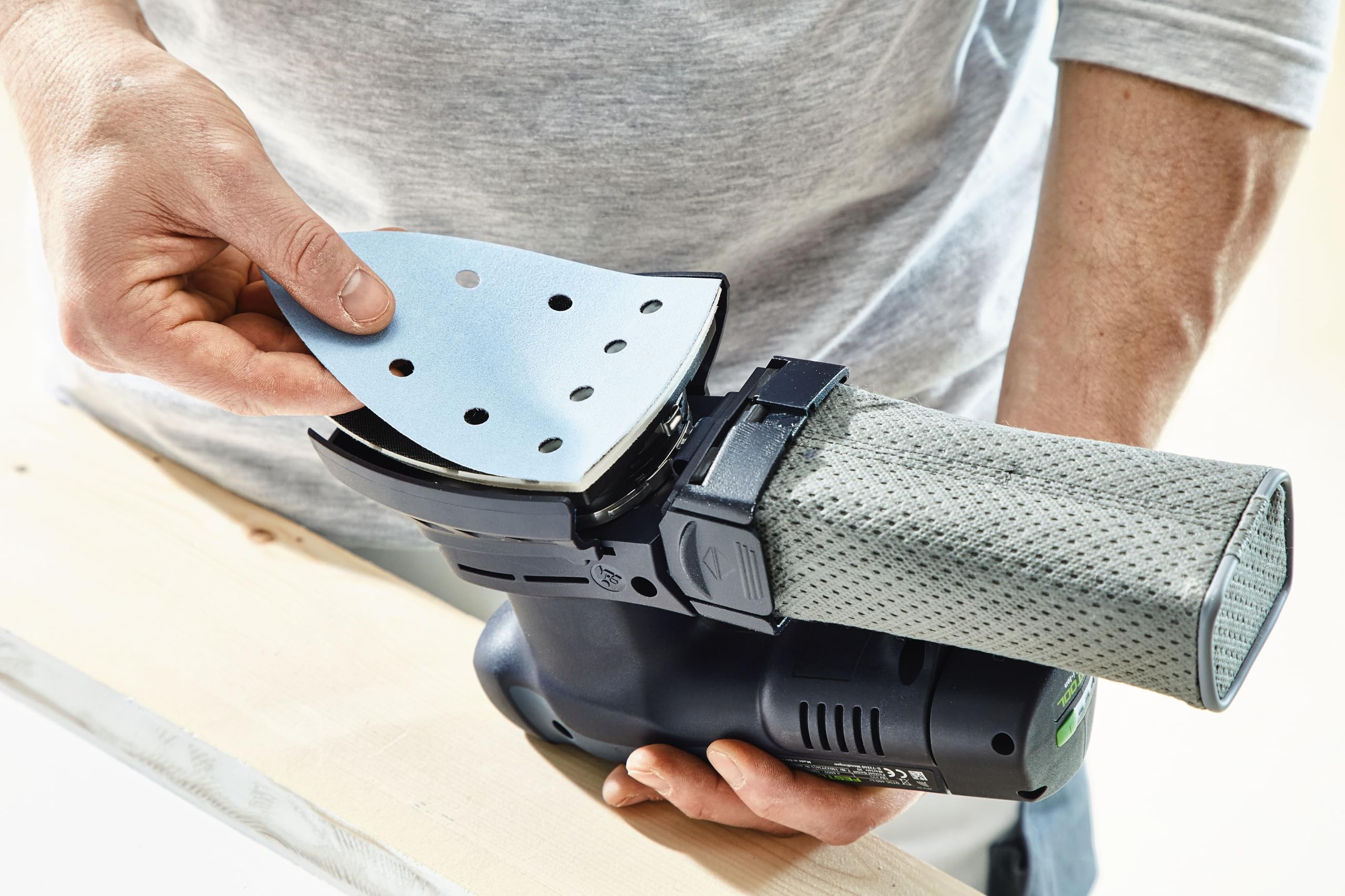 festool-hojas-de-lijar-stf-delta-9-p100-gr-abrasivo-granat-pack-100 image 2
