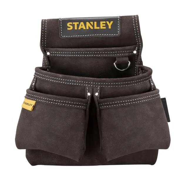 stanley-bolsa-portaherramientas-de-cuero-4-bolsillos-soporte-para-flex-metro-30x image 1