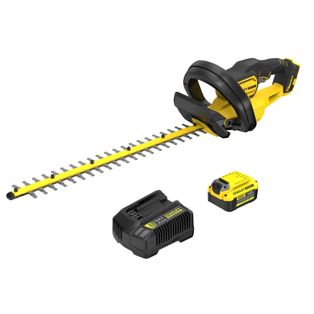 cortasetos-18v-stanley-fatmax-v20-55cm-con-bater-a-4ah-y-cargador-sfmcht655m1-qw image 1