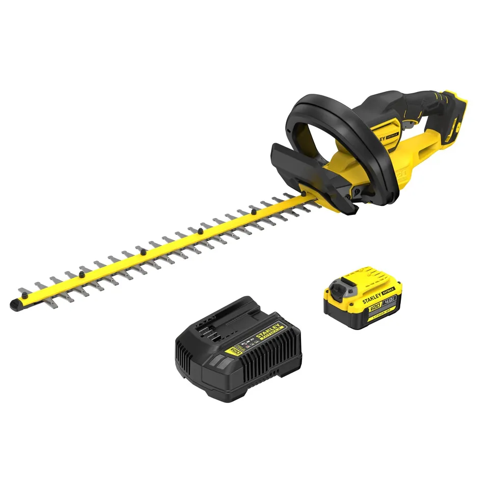 cortasetos-18v-stanley-fatmax-v20-55cm-con-bater-a-4ah-y-cargador-sfmcht655m1-qw image 1