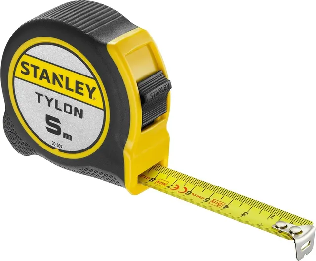 stanley-tylon-0-30-697-flex-metro-de-5-m-cinta-de-19-mm-clase-ii image 1