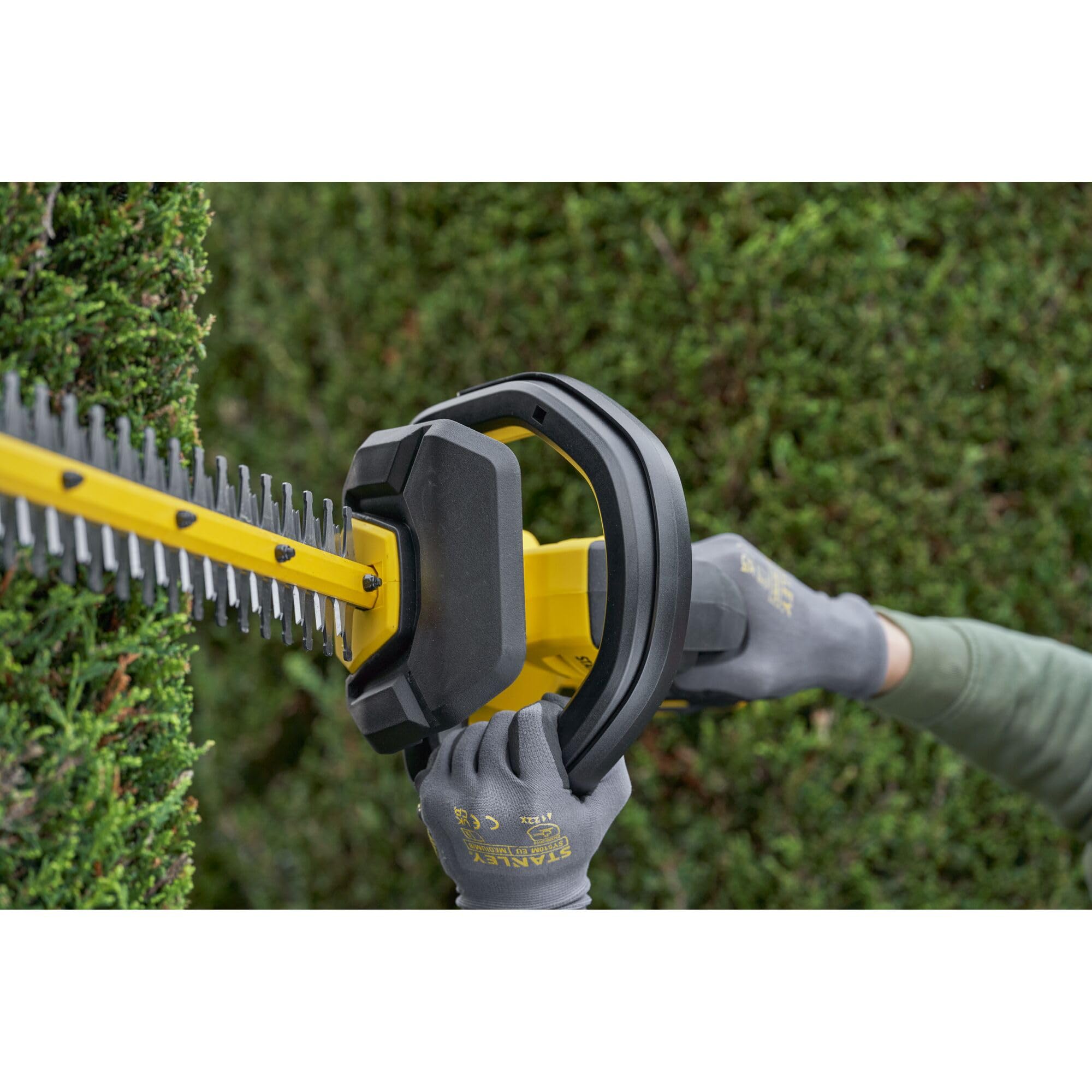 cortasetos-18v-stanley-fatmax-v20-55cm-con-bater-a-4ah-y-cargador-sfmcht655m1-qw image 5