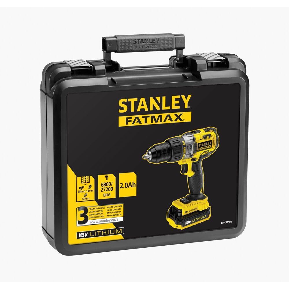 stanley-fatmax-fmc625d2-qw-taladro-percutor-18v-51-4-nm-2-bater-as-litio-2-ah-ma image 2