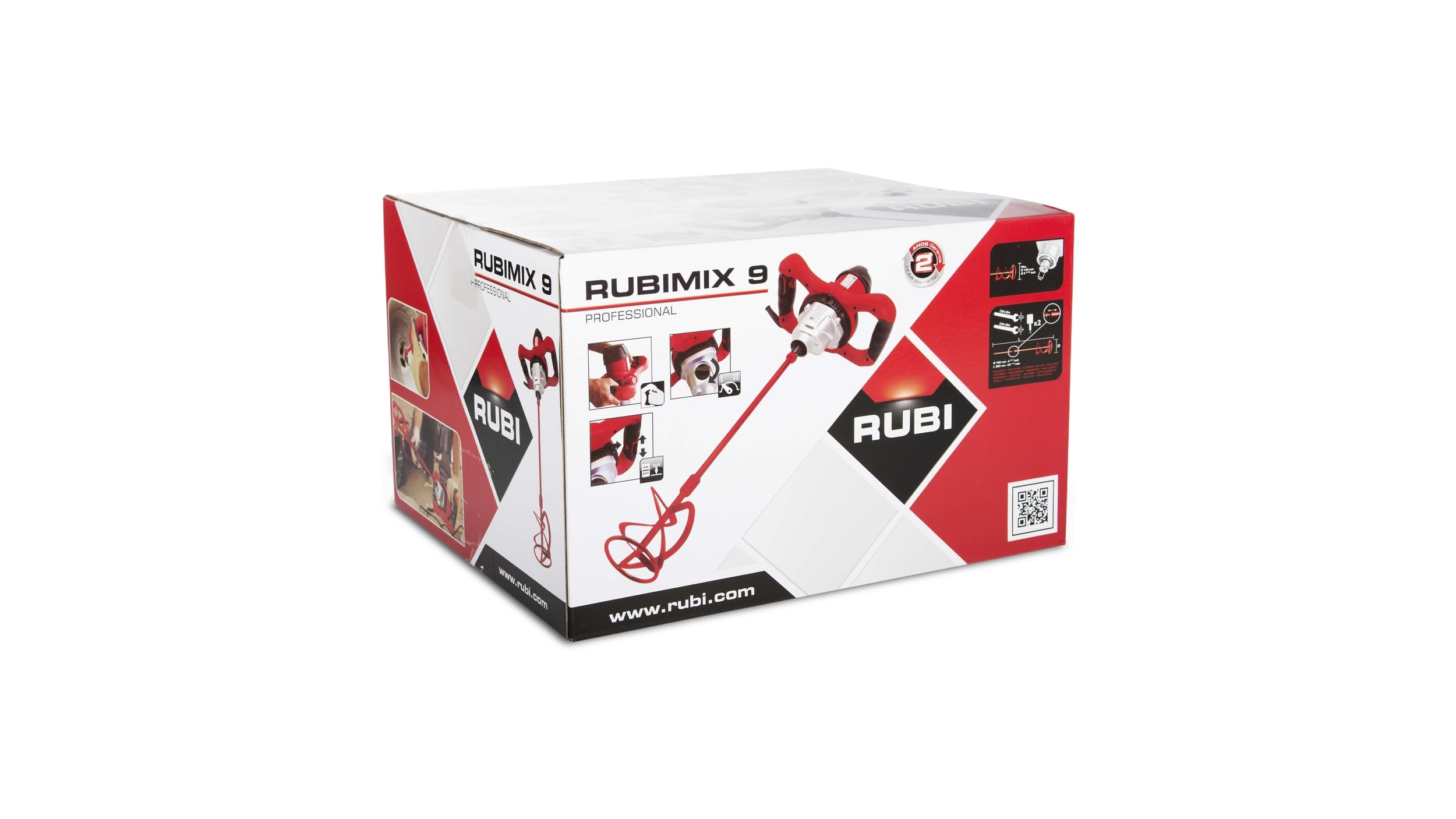 rubi-rubimix-9-n-25940-mezclador-el-ctrico-1200w-con-caja-reductora-de-2-velocid image 5