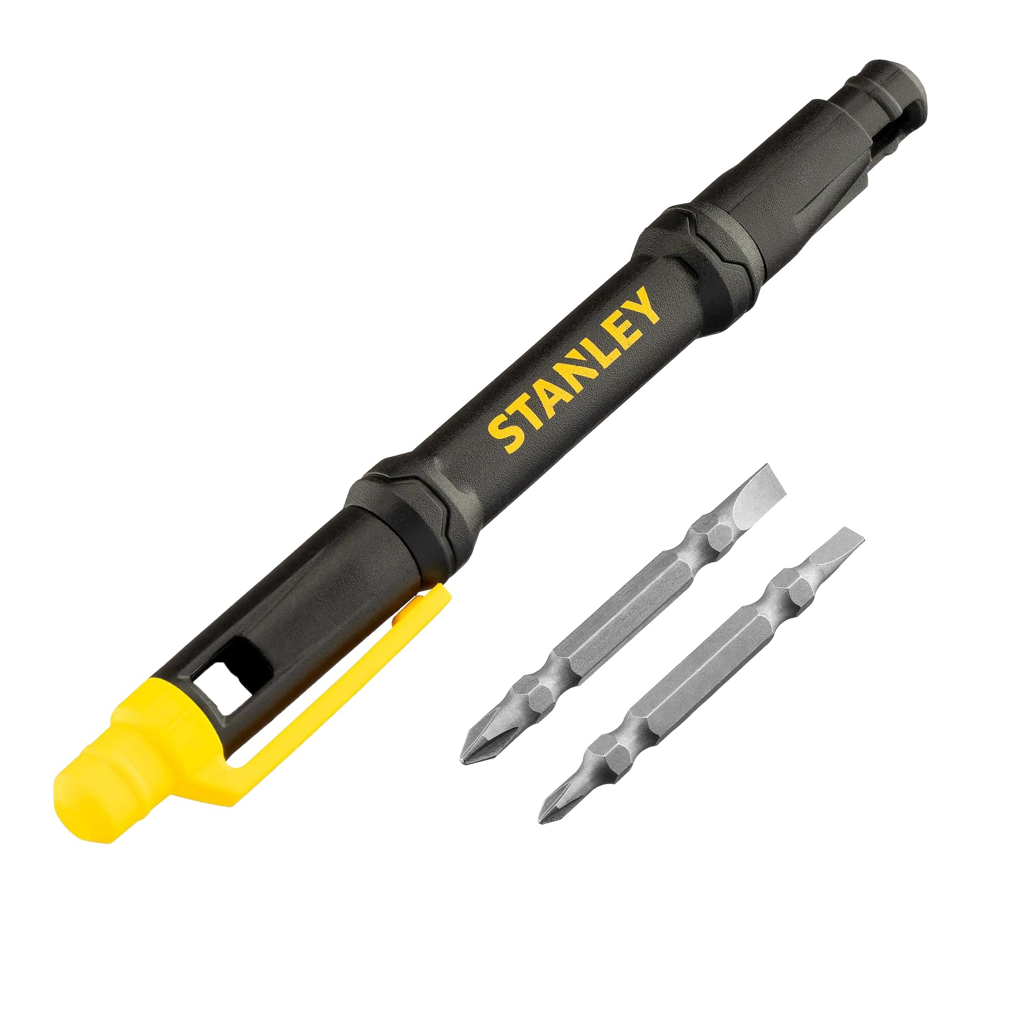 stanley-66-344m-destornillador-de-bolsillo-4-en-1-con-pinza-para-l-piz-puntas-ph image 1