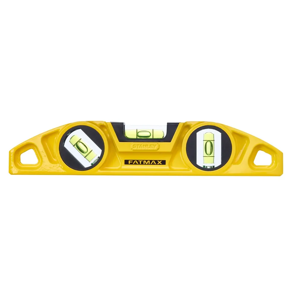stanley-fatmax-0-43-603-nivel-torpedo-magn-tico-22-cm-cuerpo-de-aluminio-3-burbu image 1