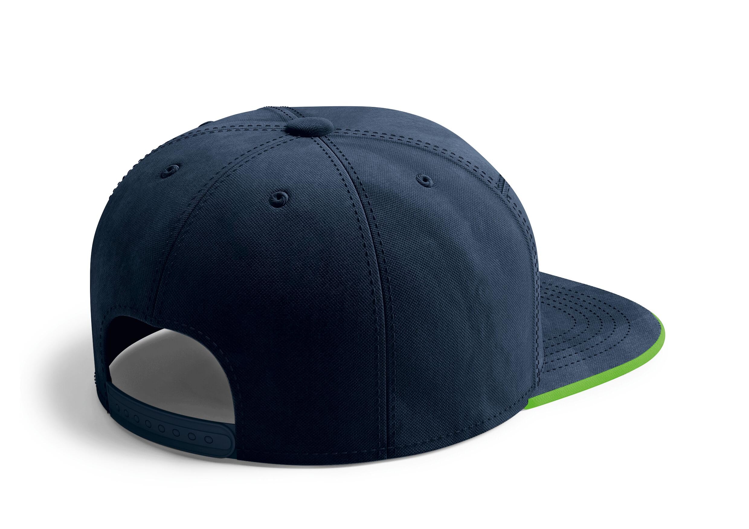 festool-gorra-snapback-gc-ft3-cuadros-azul-marino-con-visera-plana image 2