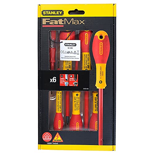 stanley-juego-de-6-destornilladores-aislados-punta-plana-pozidrive-calidad-1000v image 8
