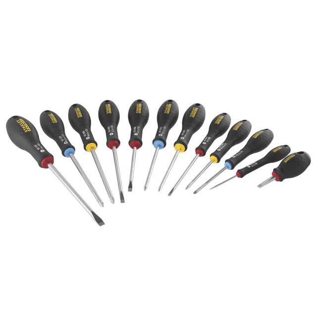 stanley-0-65-426-juego-12-destornilladores-fatmax-plano-pozidriv-phillips image 1