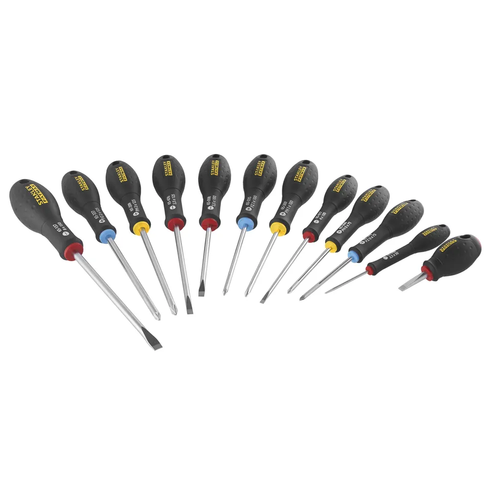 stanley-0-65-426-juego-12-destornilladores-fatmax-plano-pozidriv-phillips image 1