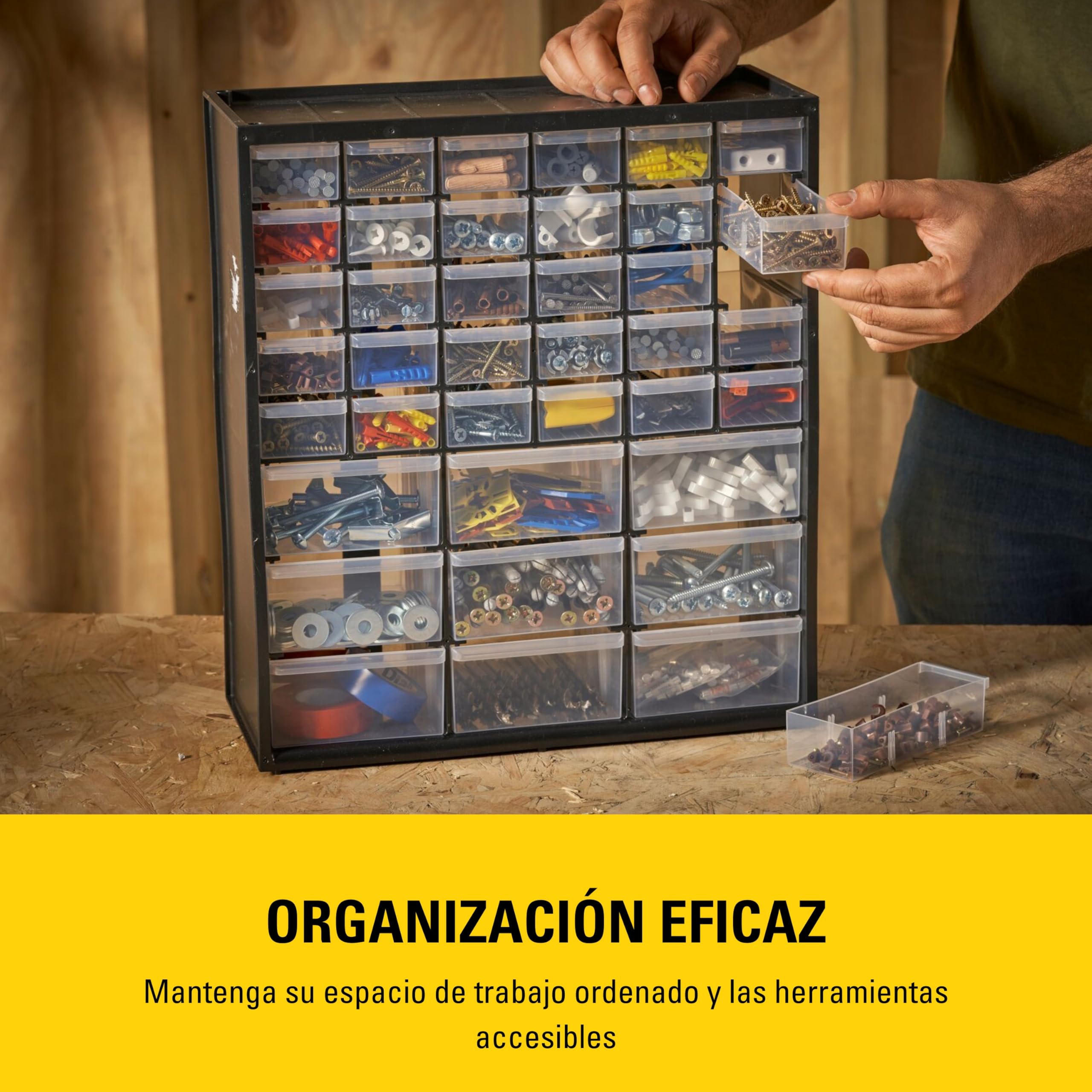 stanley-1-93-981-organizador-multiusos-con-39-cajones-transparentes image 2