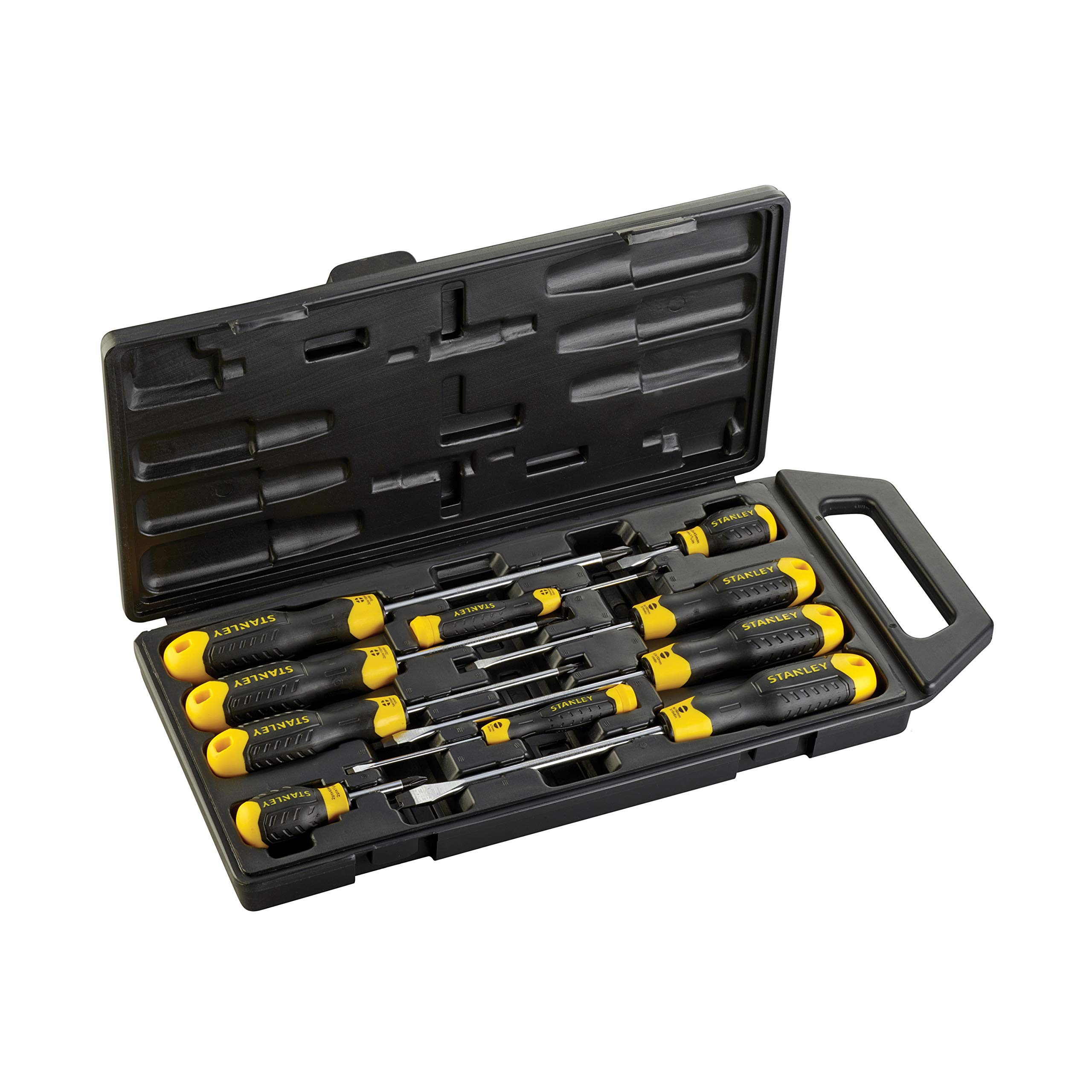 stanley-cushion-grip-juego-de-10-destornilladores-planos-y-phillips-2-65-005 image 1