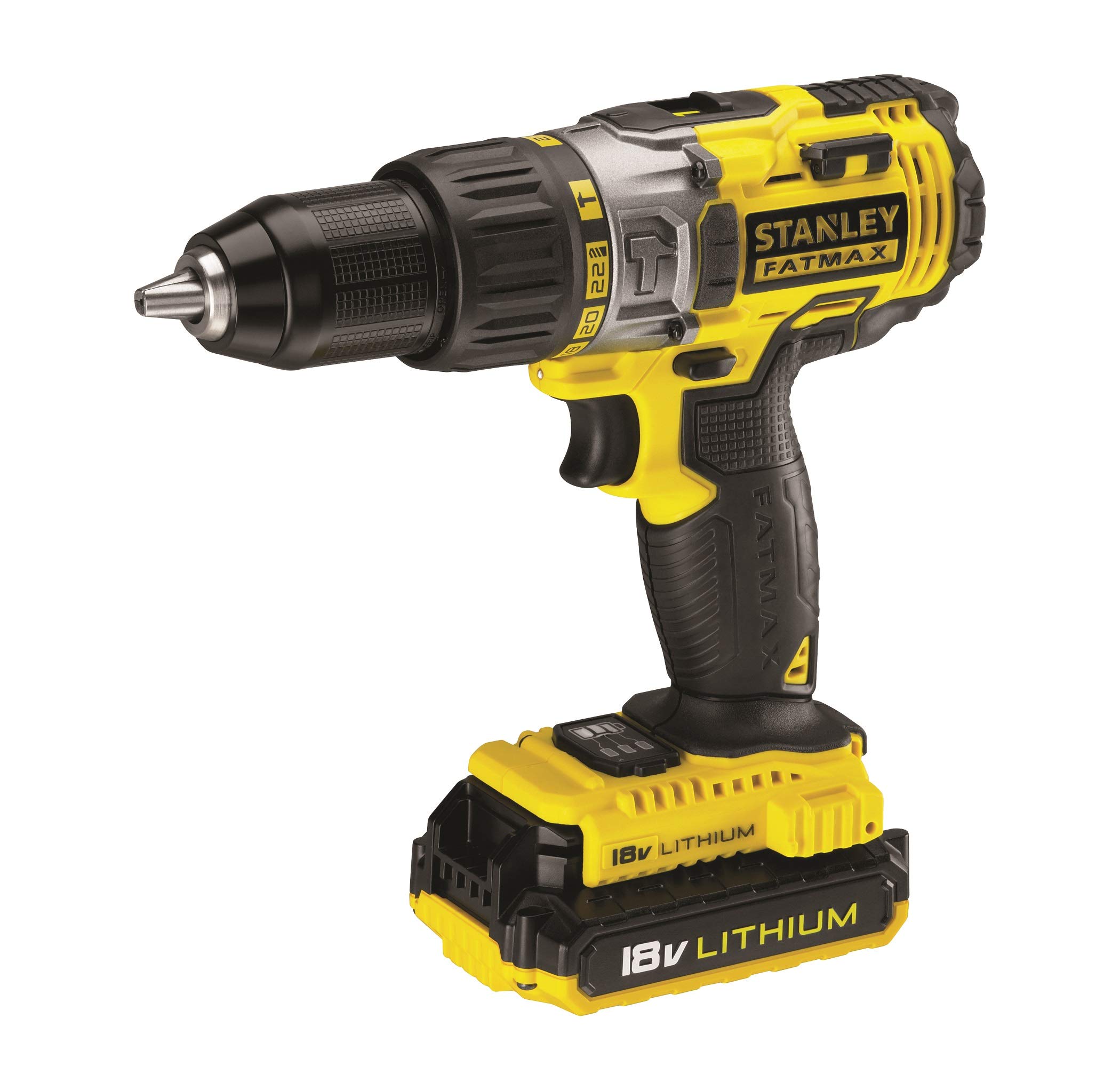 stanley-fatmax-fmck475d2bc-qw-taladro-percutor-18v-con-2-bater-as-2ah-y-bolsa-ca image 2
