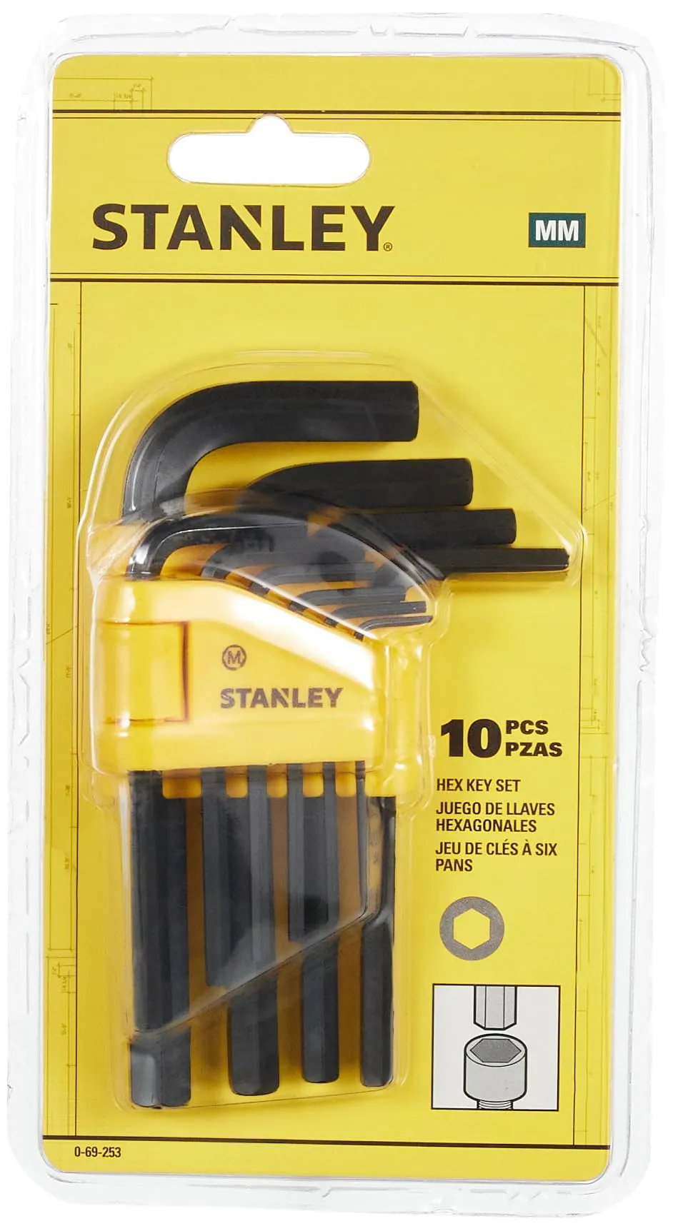stanley-0-69-253-juego-de-10-llaves-hexagonales-1-5-10-mm-tipo-libro image 1