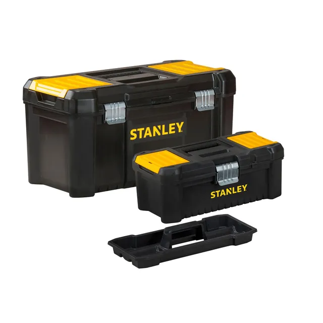 stanley-pack-2-cajas-de-herramientas-apilables-32-cm-y-48-cm-con-cierres-met-lic image 1