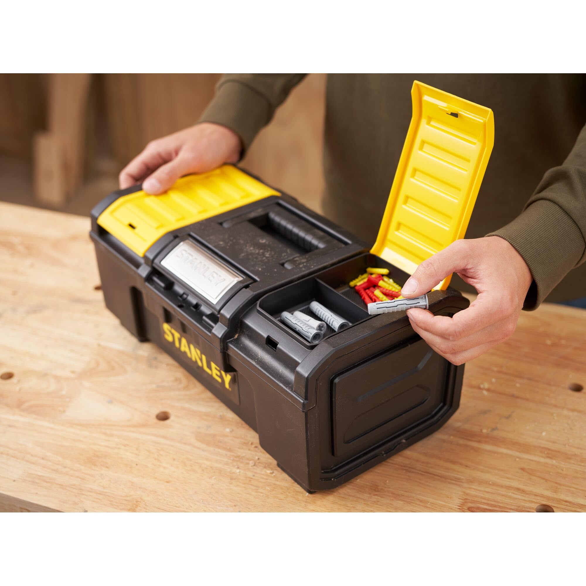 stanley-1-79-216-caja-de-herramientas-one-touch-16-pulgadas-con-bandeja-extra-bl image 5