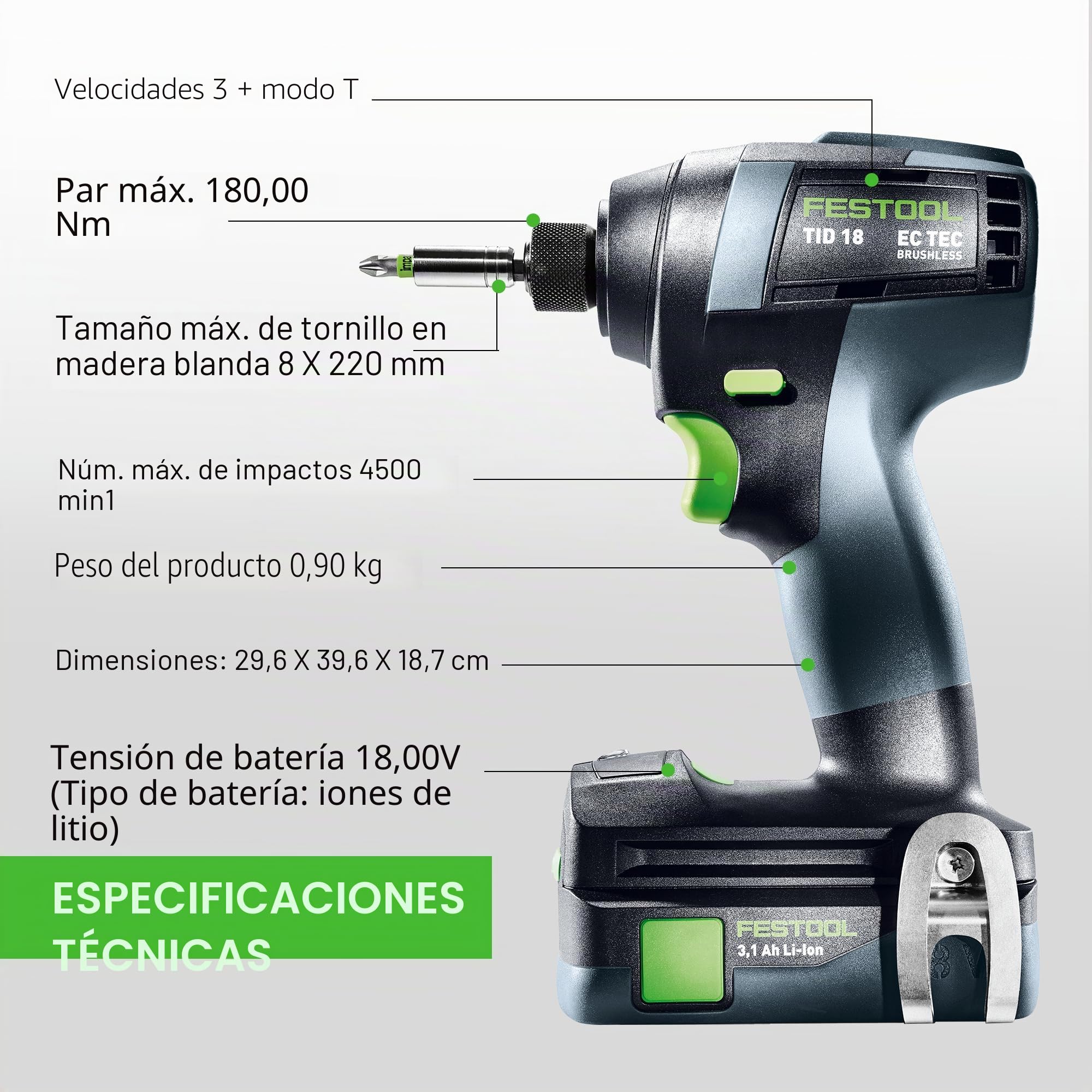 festool-tid-18-basic-atornillador-de-impacto-inal-mbrico-18-v image 6