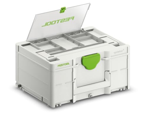 festool-systainer-sys3-df-m-187-malet-n-organizador-con-tapa-transparente-y-divi image 2