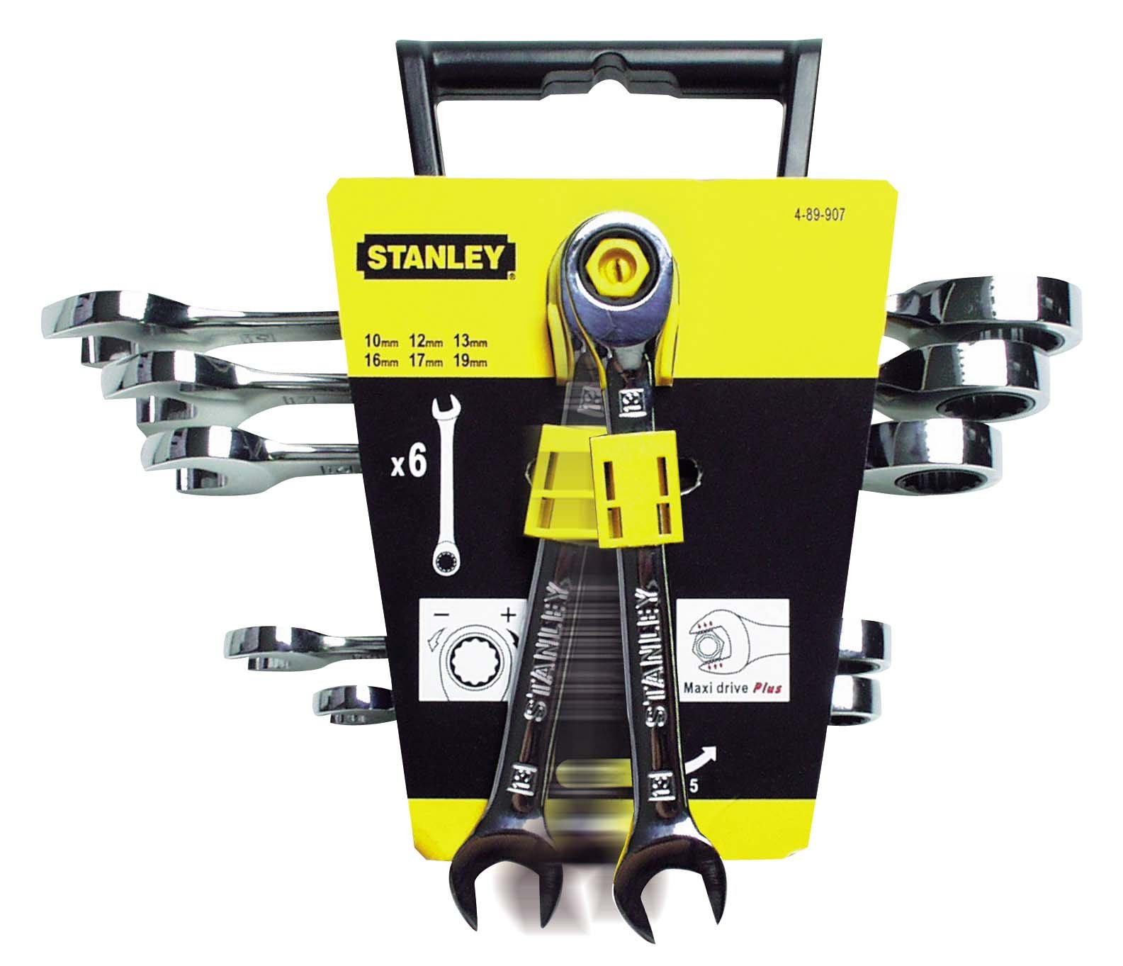 stanley-4-89-907-juego-de-6-llaves-combinadas-de-carraca-con-acabado-n-quel-crom image 2