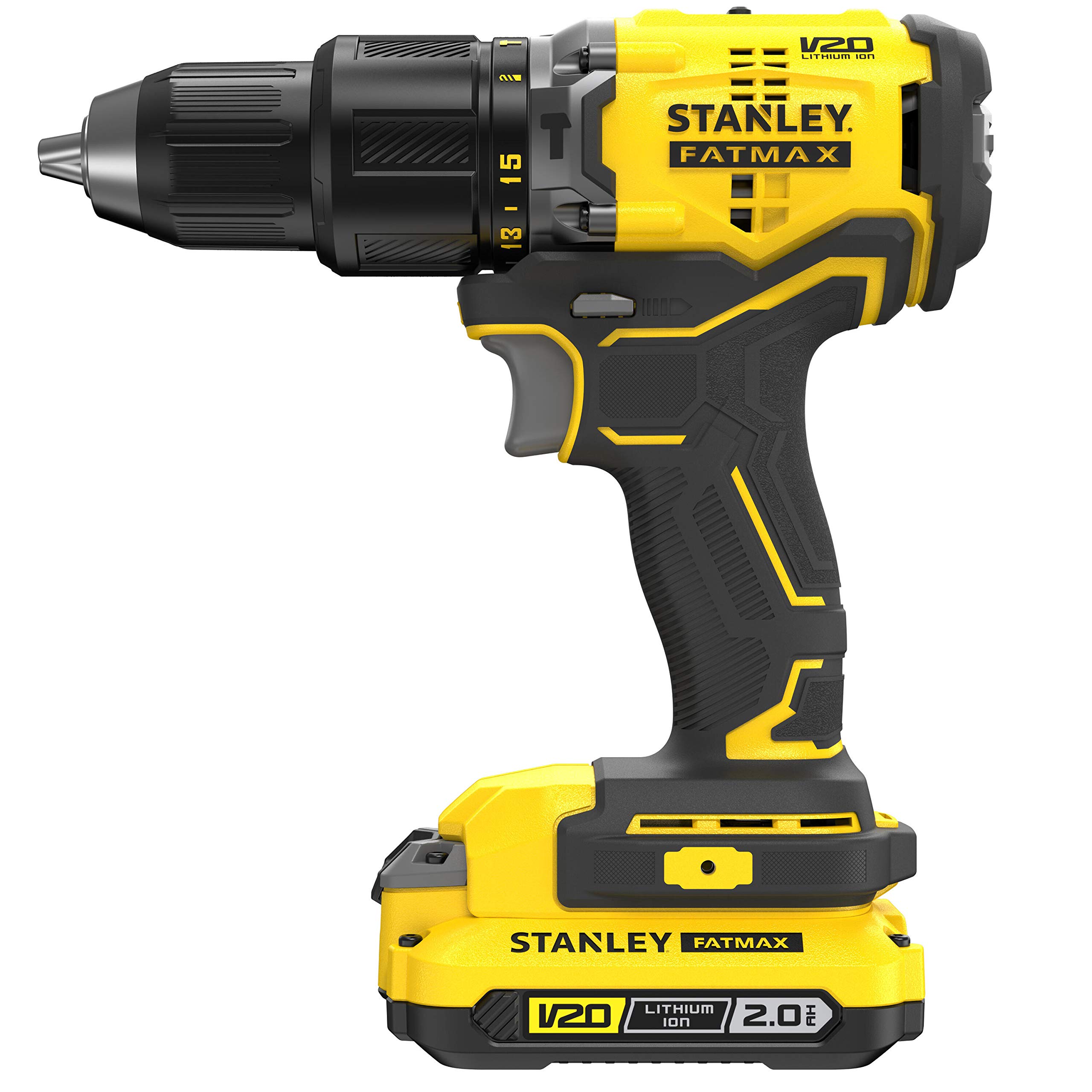 stanley-sfmcd715d2k-qw-taladro-percutor-v20-li-ion-18v-brushless-con-2-bater-as- image 3