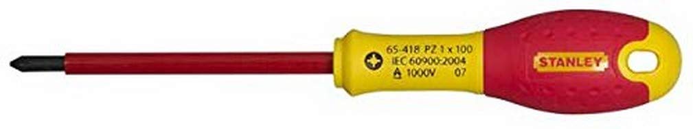 stanley-fatmax-destornillador-aislado-vde-1000v-pozidriv-pz1-x-100-mm image 1