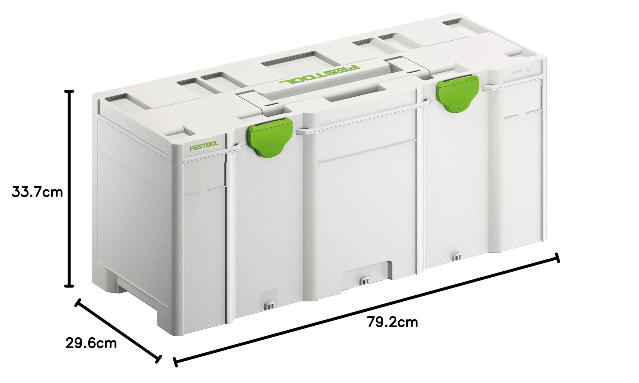 festool-systainer-sys3-xxl-337-caja-de-almacenaje-apilable image 2