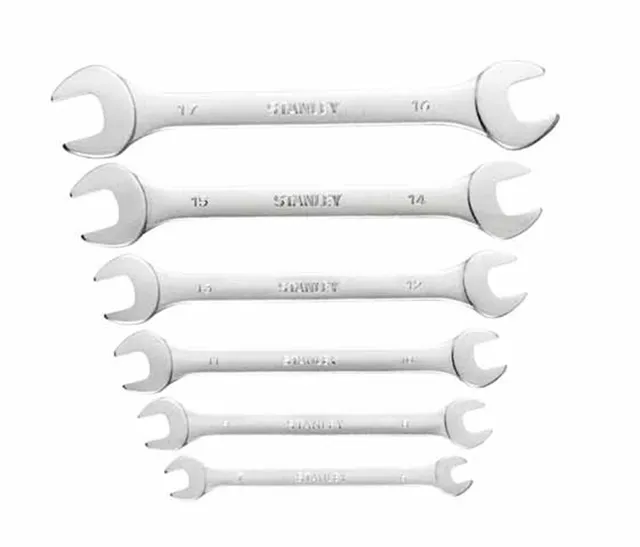 stanley-1-95-767-juego-de-6-llaves-fijas-dobles-cromo-mate image 1