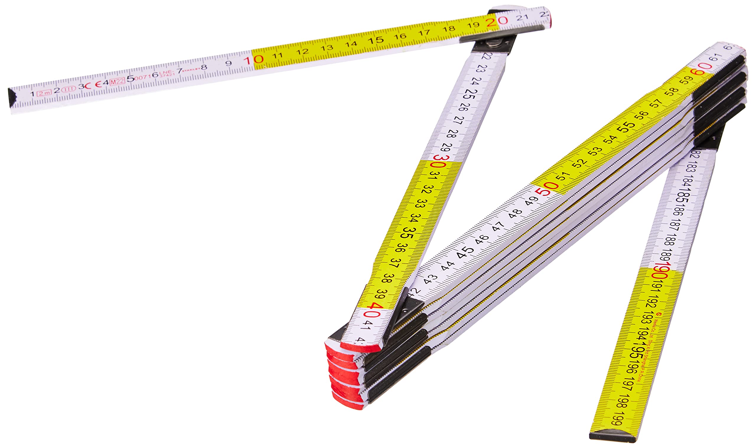 stanley-0-35-458-metro-plegable-de-madera-2-m-x-17-mm-con-remaches-de-acero-ocul image 2
