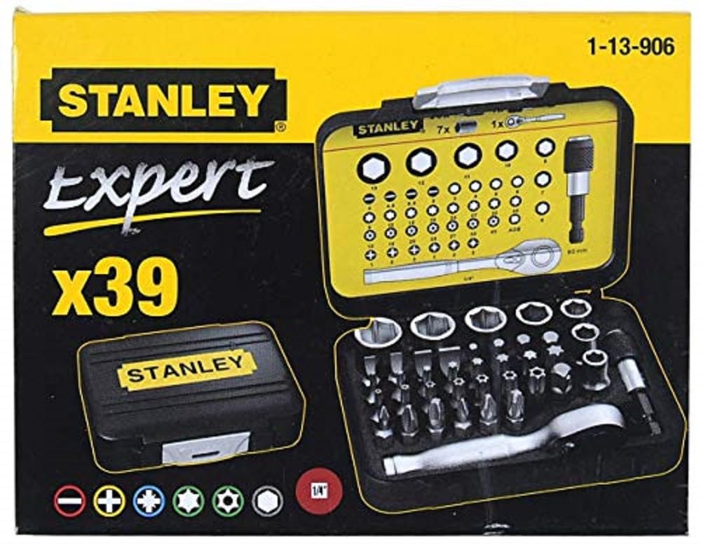 stanley-1-13-906-juego-39-piezas-puntas-1-4-y-vasos-con-carraca image 3