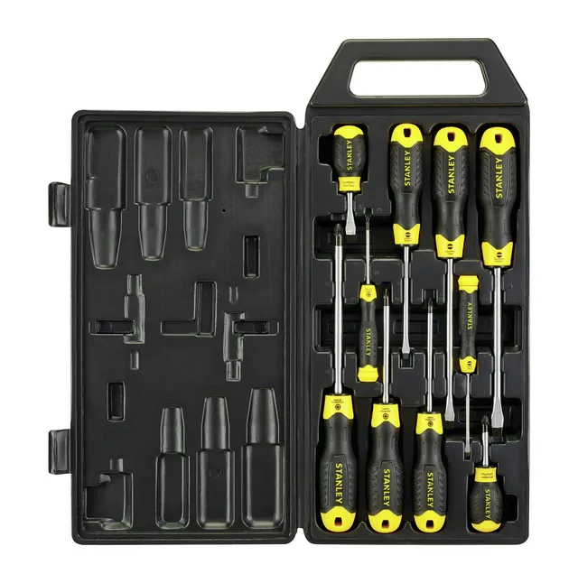 stanley-2-65-014-juego-de-10-destornilladores-pozidriv-y-planos-ergon-micos-con- image 1