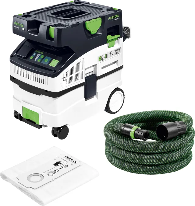 festool-ctm-midi-i-cleantec-aspirador-industrial-clase-m-1200-w-15-l image 1