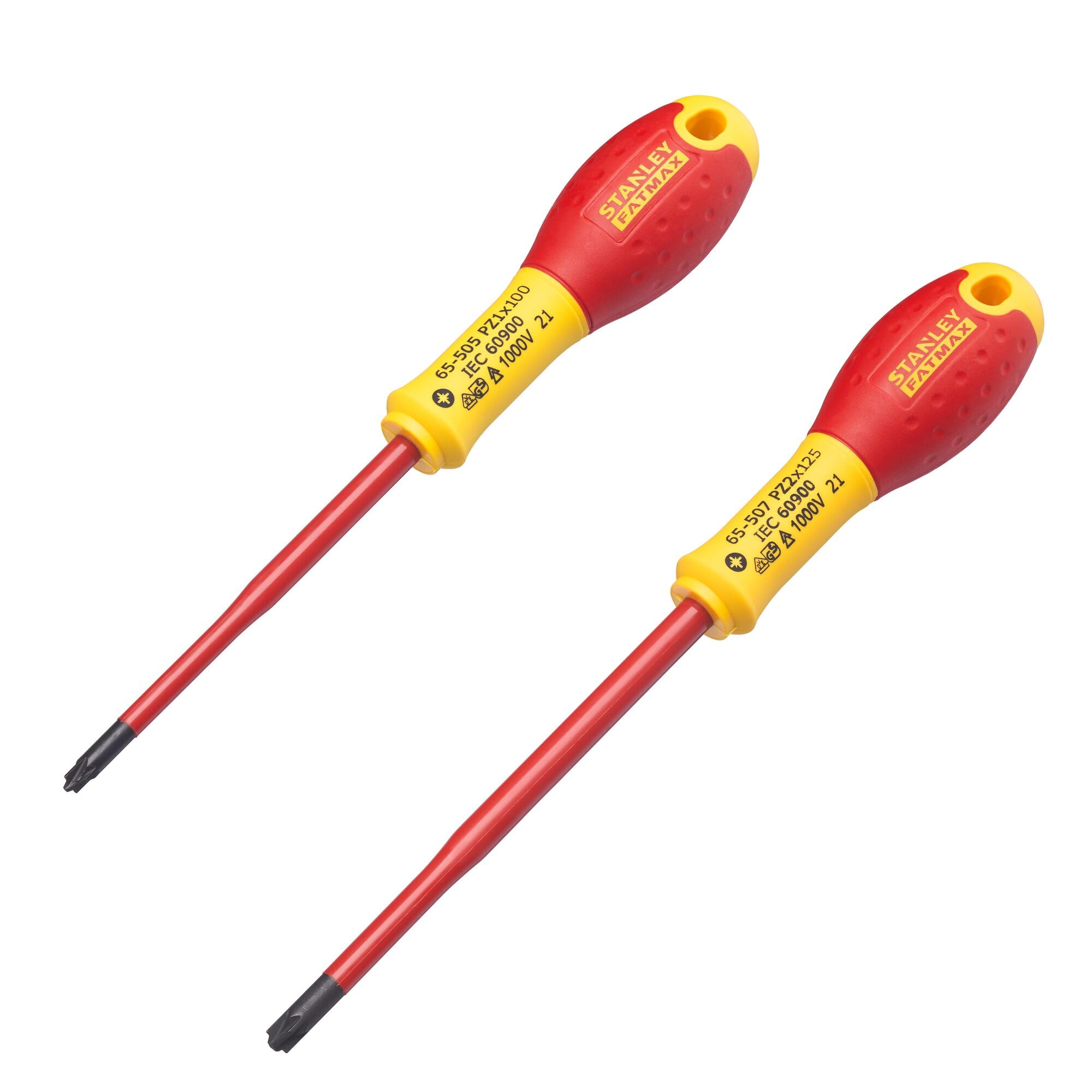 stanley-fmht0-62649-juego-2-destornilladores-aislados-pozidriv-pz1x100mm-y-pz2x1 image 1