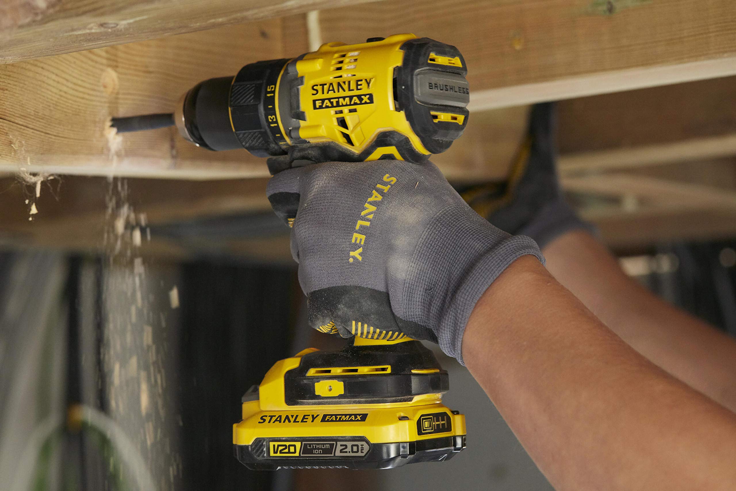 stanley-fatmax-sfmcd720b-xj-taladro-atornillador-v20-li-ion-18v-brushless-sin-ca image 3