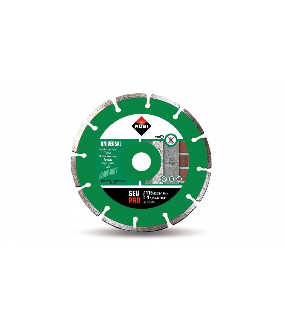 rubi-sev-230-pro-disco-de-diamante-general-segmentado-230-mm image 3
