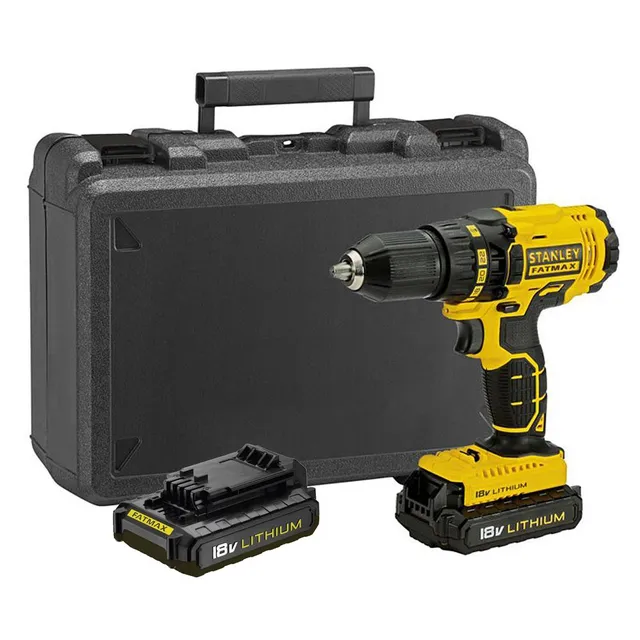 stanley-fatmax-fmc601c2k-qw-taladro-atornillador-18v-con-2-bater-as-de-litio-1-3 image 1