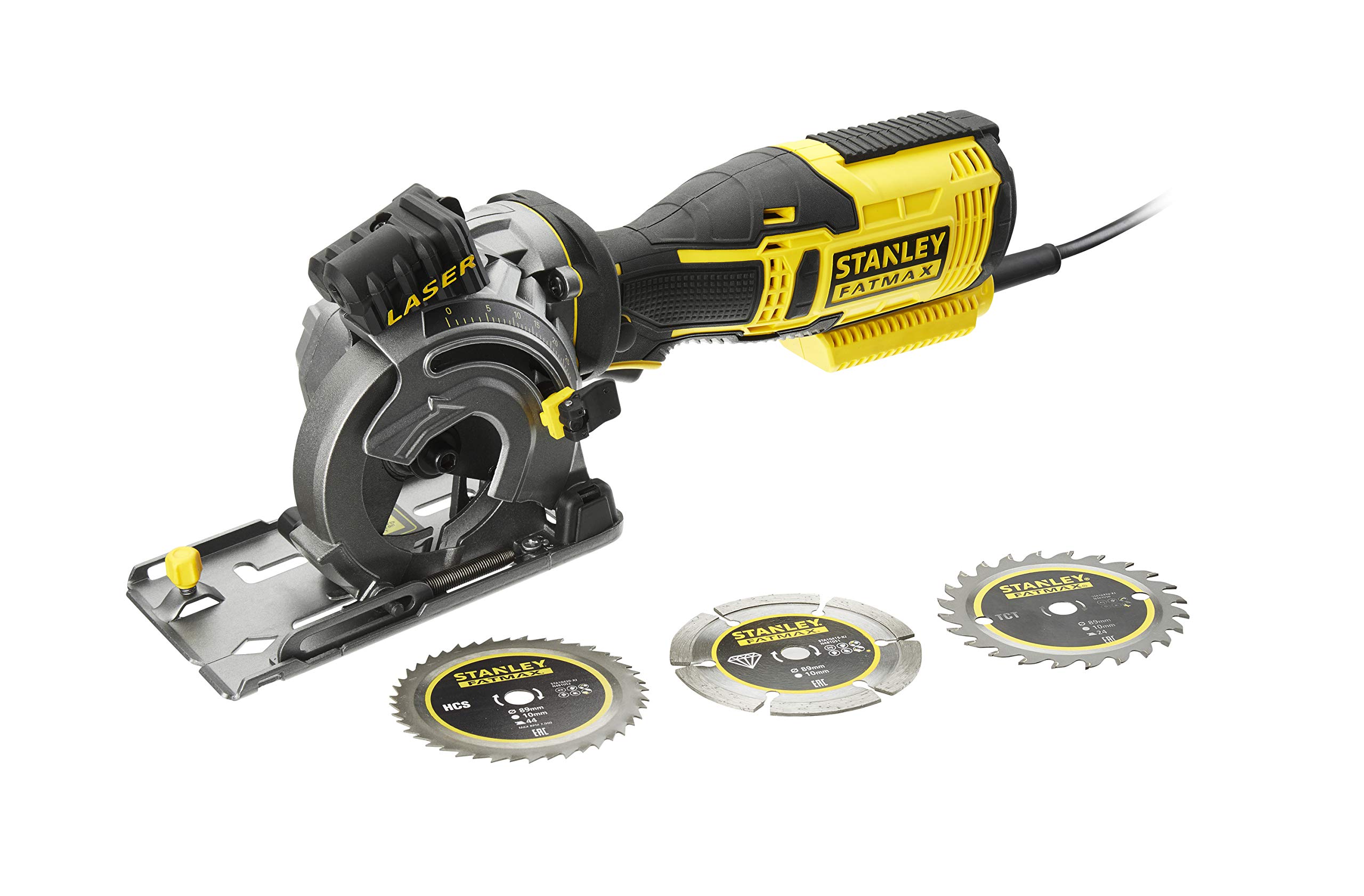 stanley-fatmax-fme380k-qs-sierra-circular-de-mano-650-w-con-disco-de-89-mm-3-dis image 2
