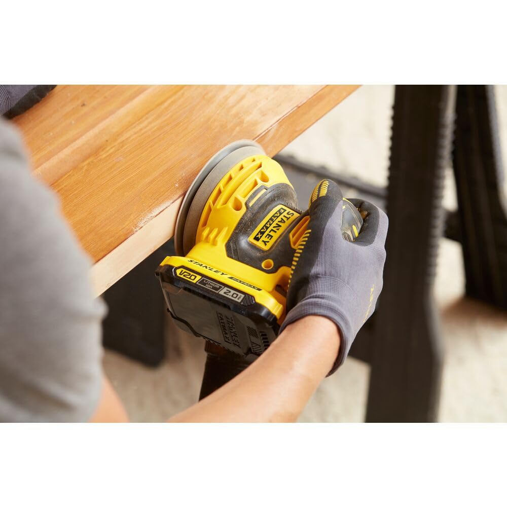 stanley-fatmax-v20-sfmcw220d1s-qw-lijadora-rotorbital-sin-cable-18v-incluye-bate image 7