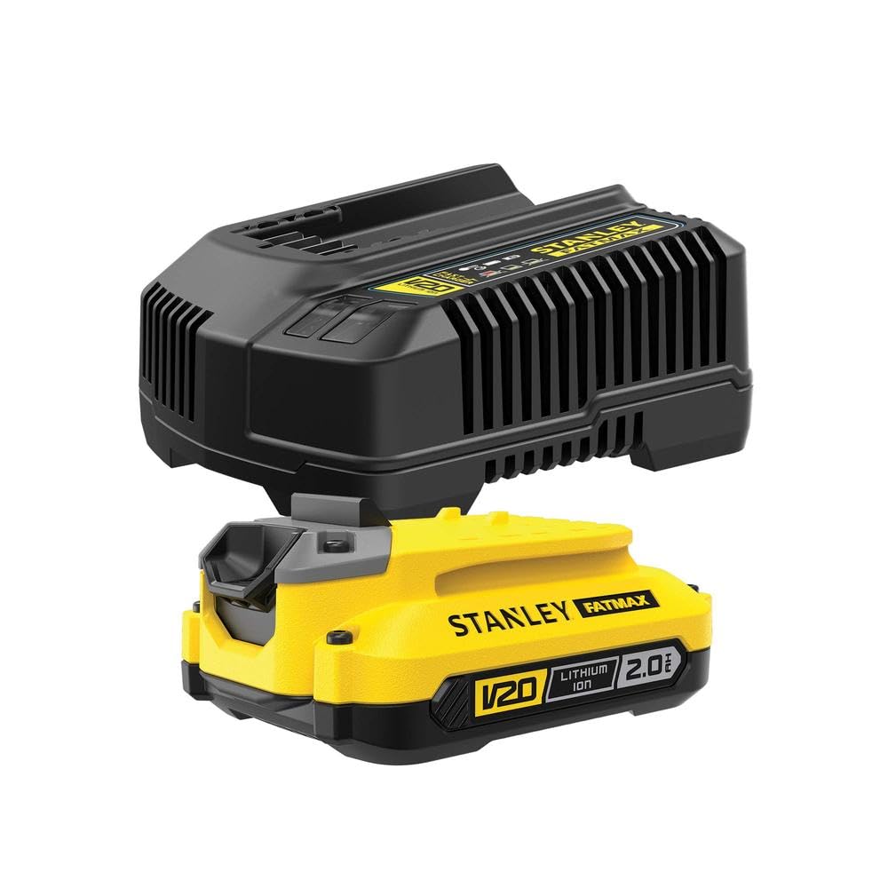 stanley-fatmax-paquete-cargador-v20-li-ion-18v-2a-adaptador-para-herramientas-co image 4