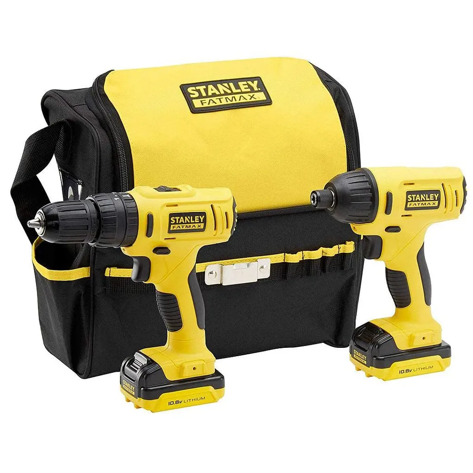 stanley-fatmax-fmck062ss2-qw-taladro-percutor-y-llave-de-impacto-10-8v-con-2-bat image 1