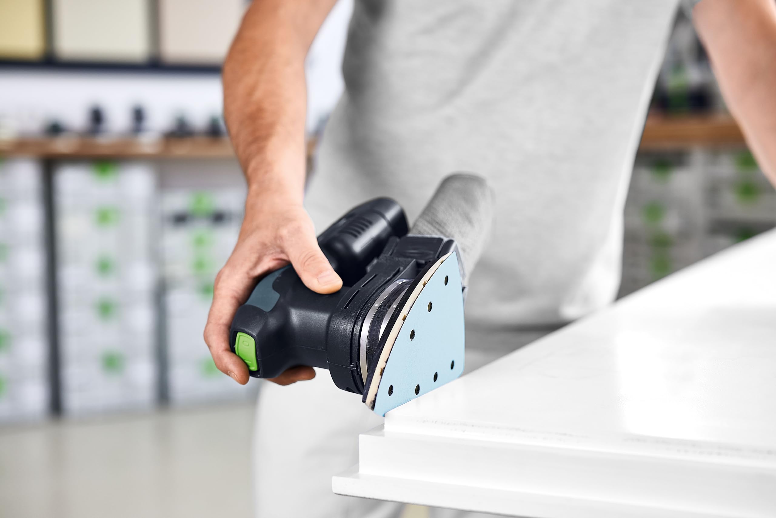 festool-hojas-de-lijar-stf-delta-9-p100-gr-abrasivo-granat-pack-100 image 4