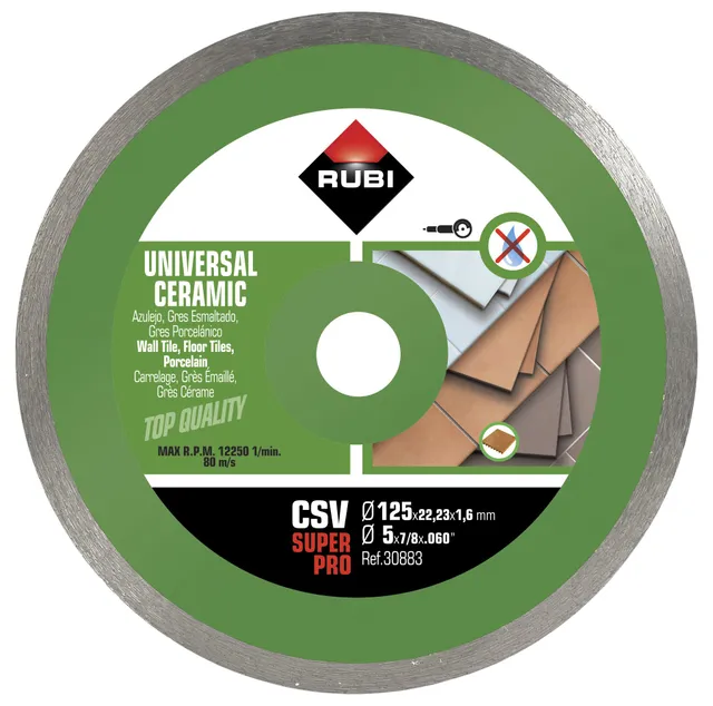 rubi-30883-disco-de-diamante-continuo-superpro-csv-para-cer-mica-125-mm image 1
