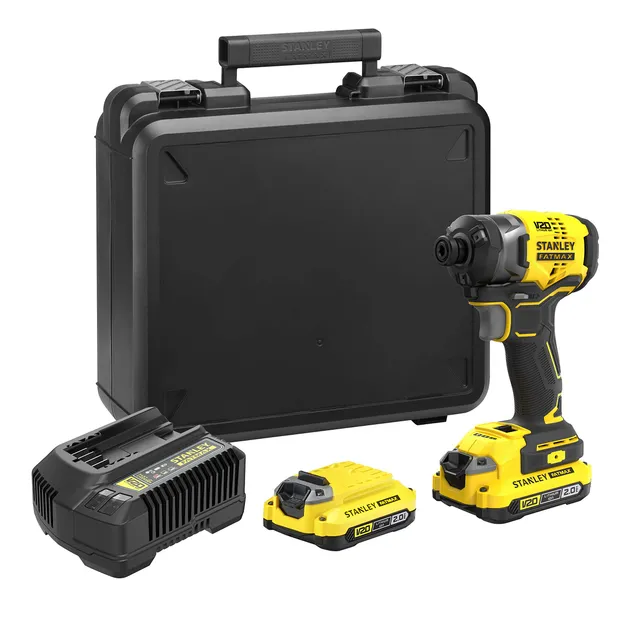 stanley-fatmax-sfmcf820d2k-qw-atornillador-de-impacto-v20-18v-brushless image 1