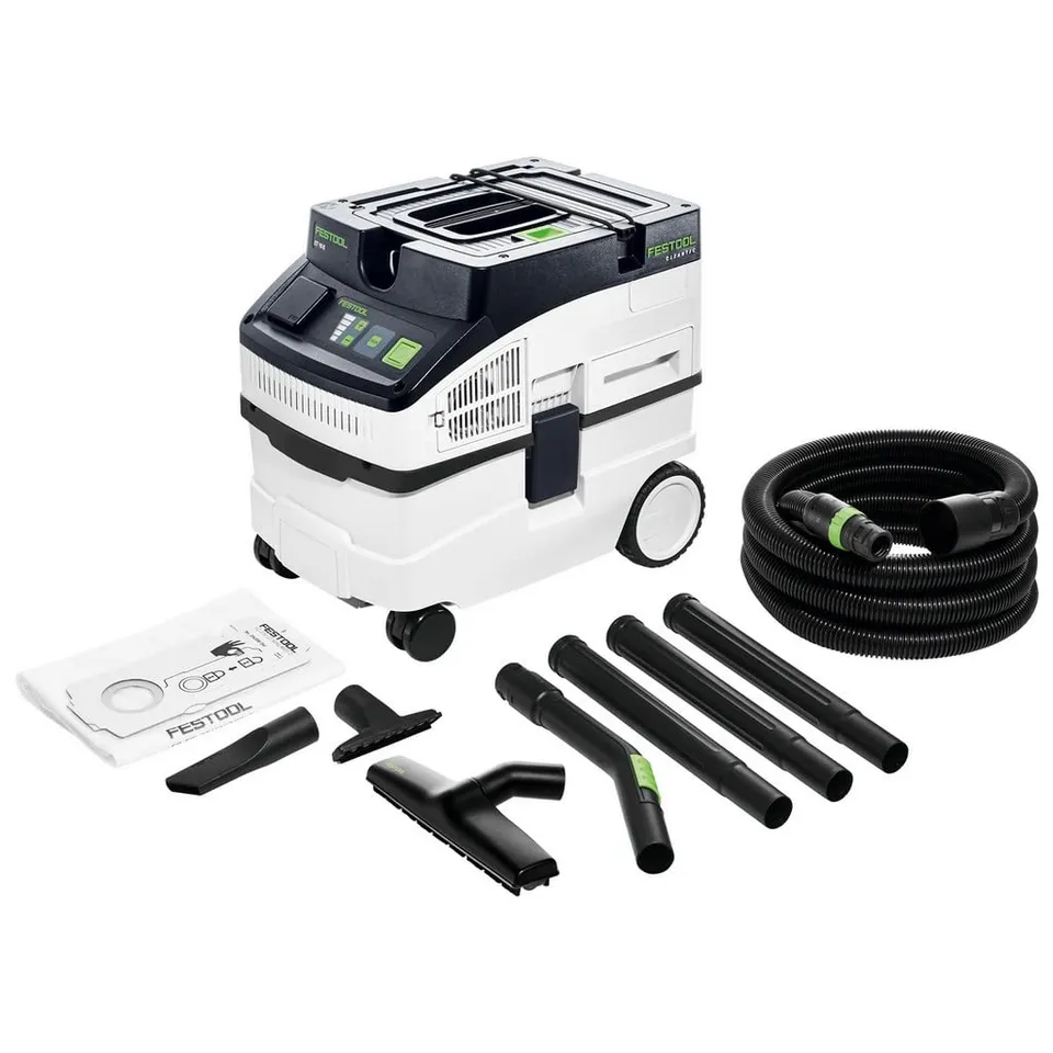festool-ct-15-e-set-cleantec-aspirador-industrial-compacto-con-accesorios image 1