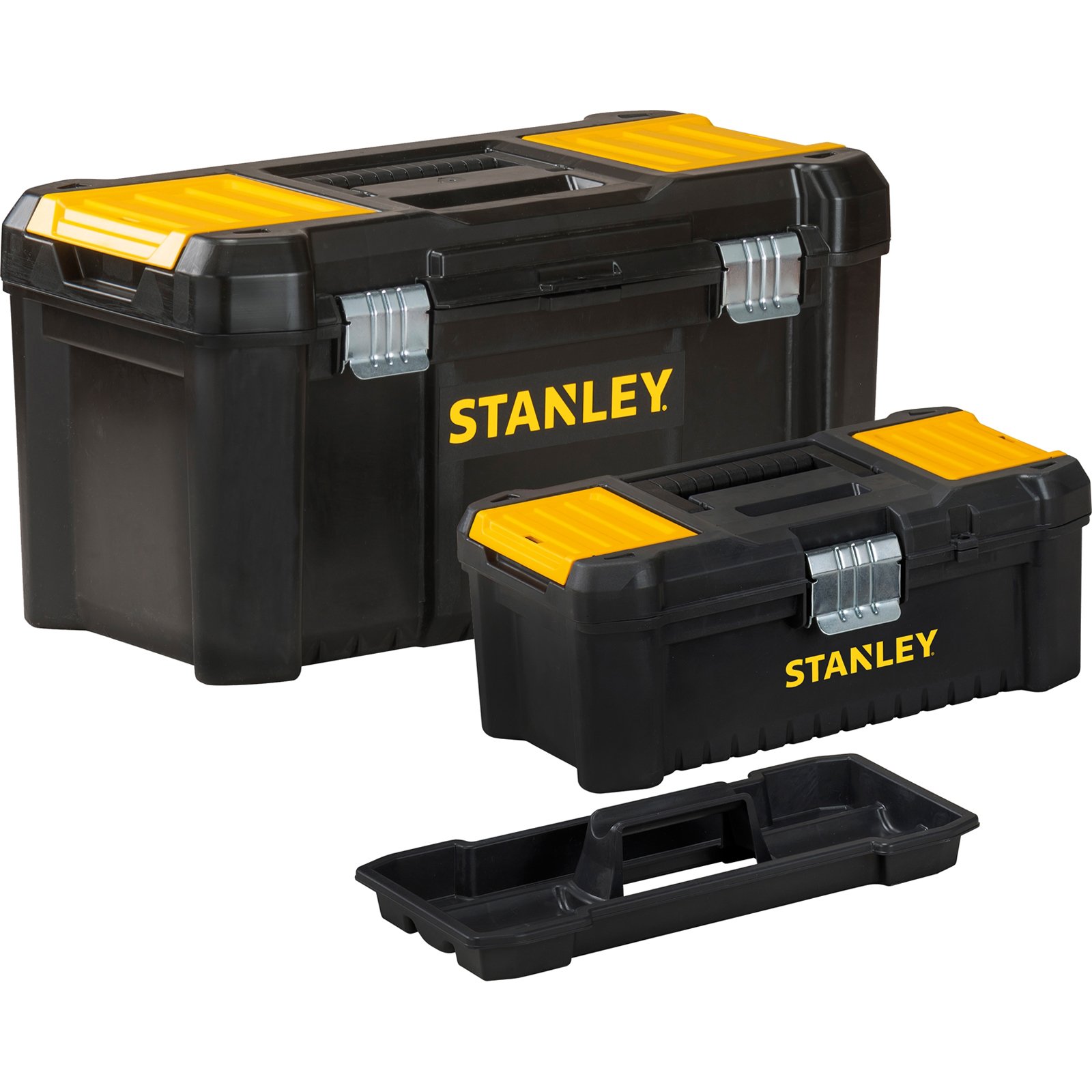 stanley-pack-2-cajas-de-herramientas-apilables-32-cm-y-48-cm-con-cierres-met-lic image 2