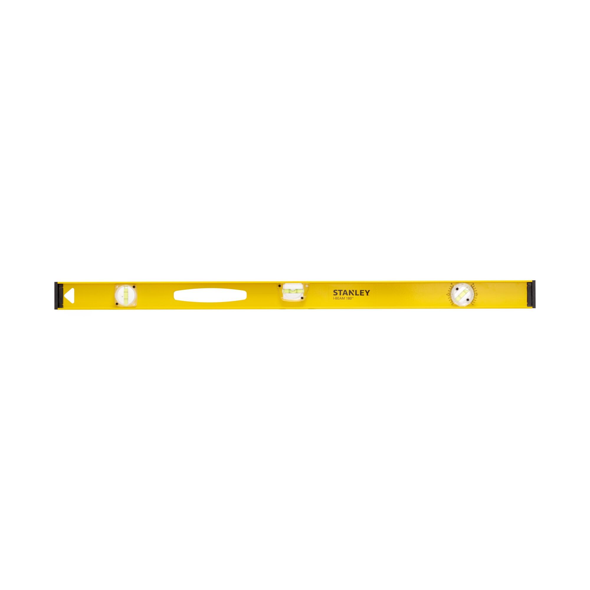 stanley-1-42-921-nivel-perfilado-de-aluminio-80-cm-3-burbujas-precisi-n-1-5-mm-m image 1