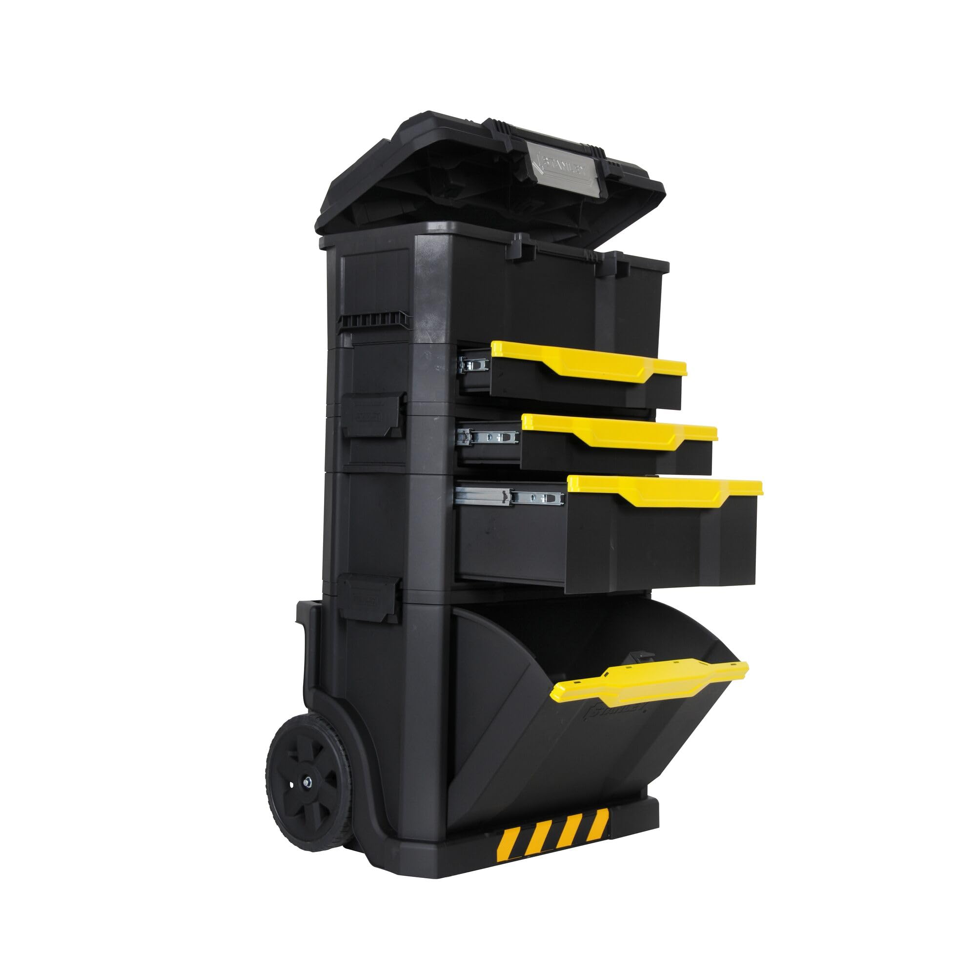 stanley-taller-rodante-modular-3-en-1-apilable-con-ruedas-resistentes-asa-telesc image 2