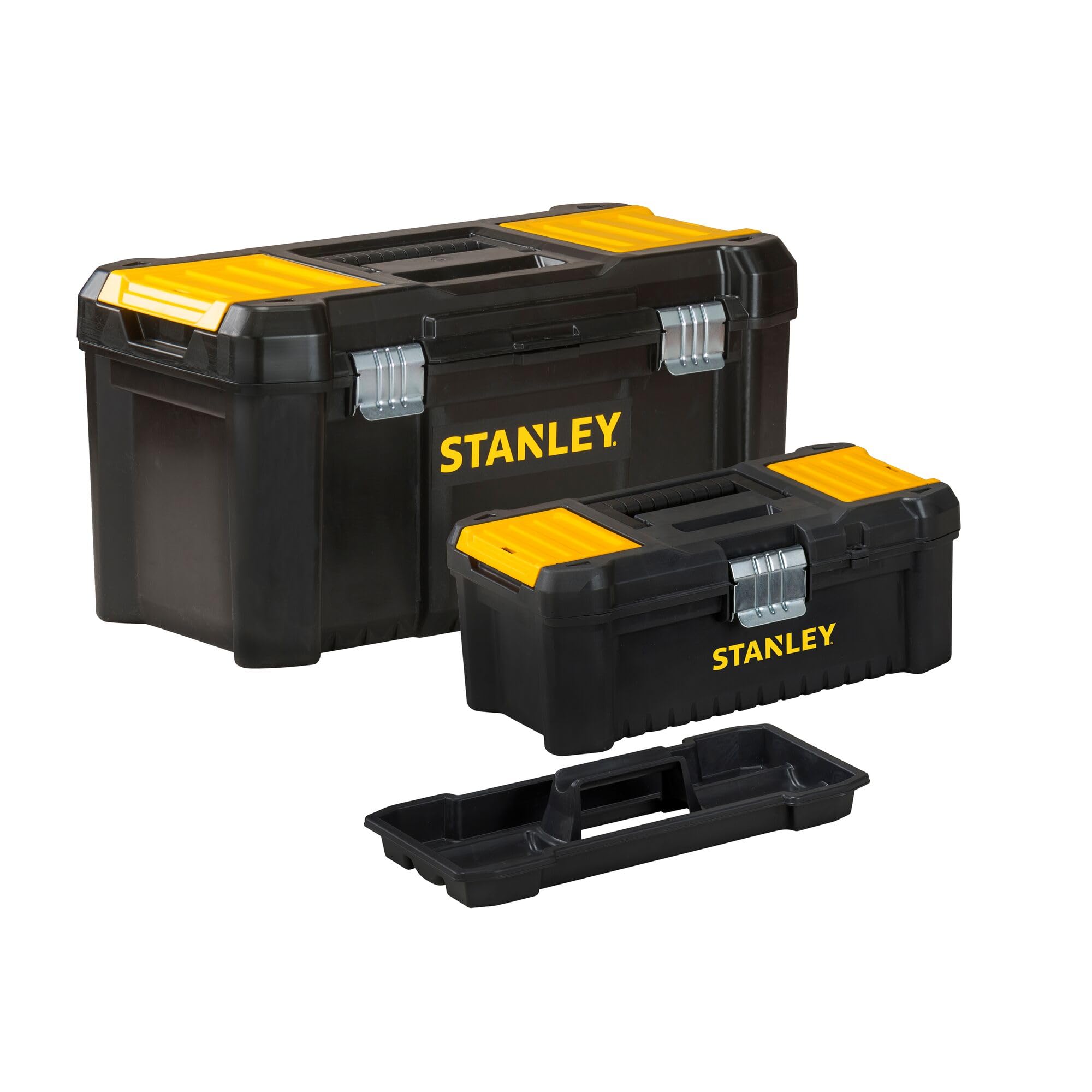 stanley-pack-2-cajas-de-herramientas-apilables-32-cm-y-48-cm-con-cierres-met-lic image 1