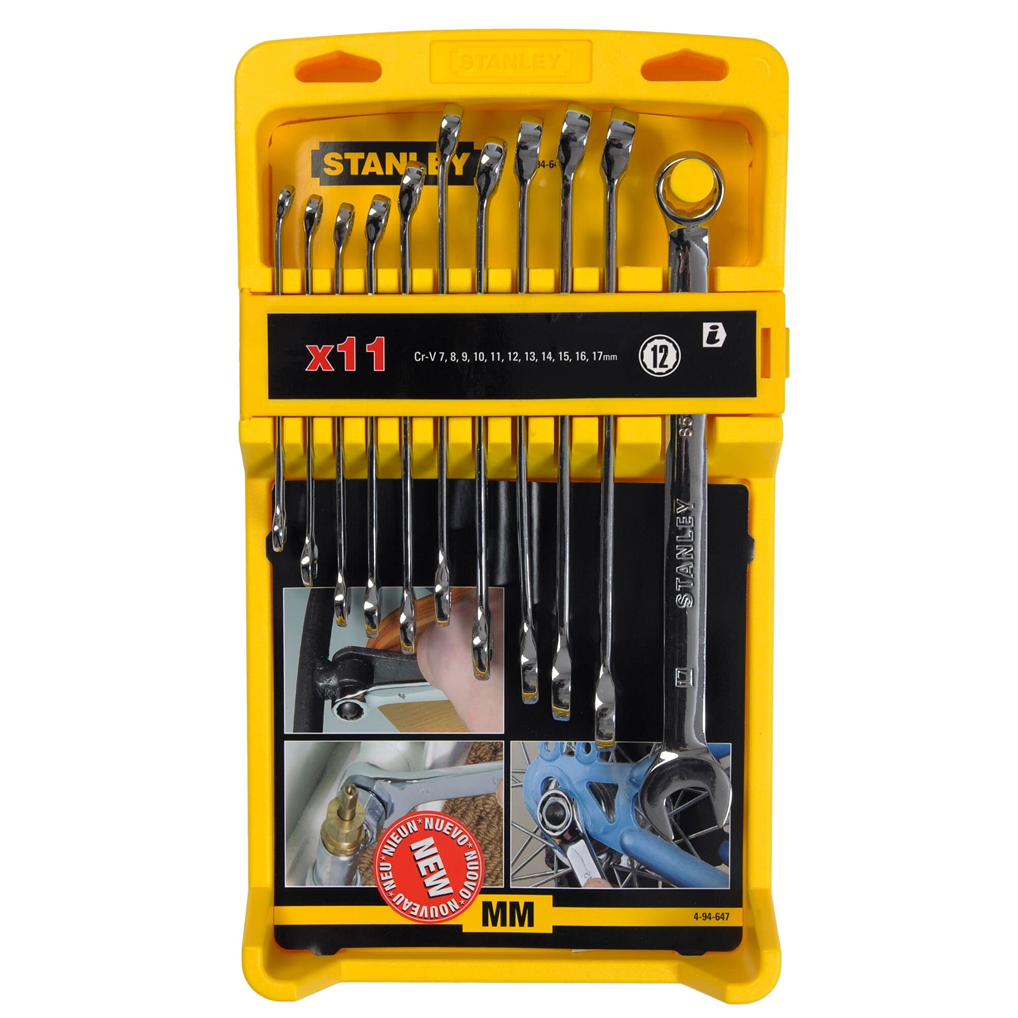 stanley-4-94-647-juego-11-llaves-combinadas-cromo-mate image 2
