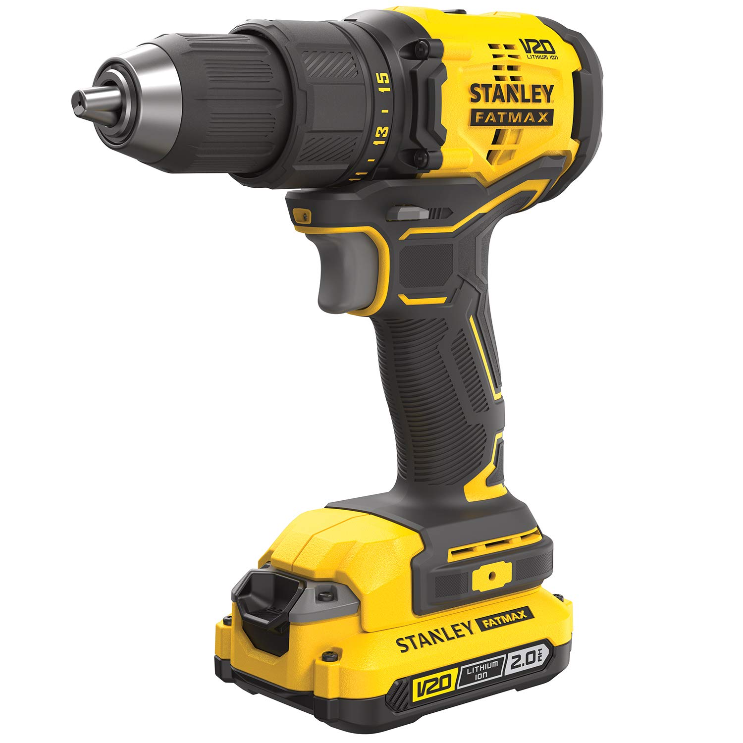 stanley-fatmax-sfmcd710d2k-qw-taladro-atornillador-v20-litio-18v-sin-escobillas- image 2
